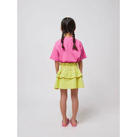 Bobo Choses Multicolor Vichy Ruffle Skirt