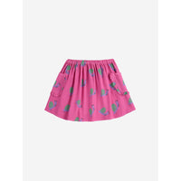 Bobo Choses Fuchsia Funny Snail All Over Skirt