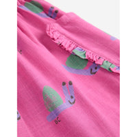 Bobo Choses Fuchsia Funny Snail All Over Skirt