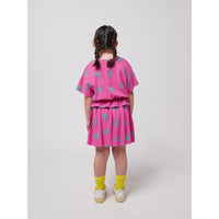 Bobo Choses Fuchsia Funny Snail All Over Skirt