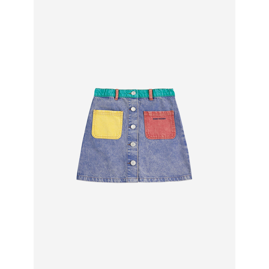 Bobo Choses Color Block Denim Skirt