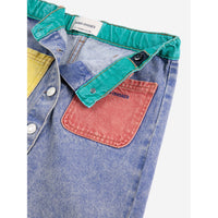 Bobo Choses Color Block Denim Skirt