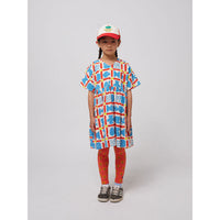 Bobo Choses Off White Geometric Game All Over Dress