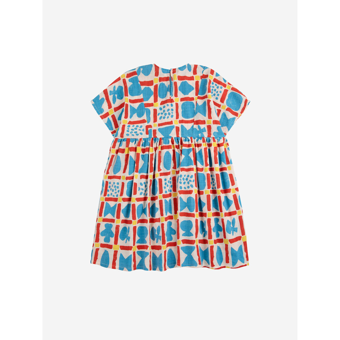 Bobo Choses Off White Geometric Game All Over Dress