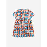 Bobo Choses Off White Geometric Game All Over Dress