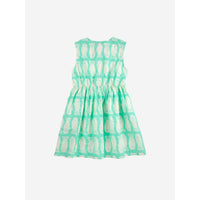 Bobo Choses Green Lucky Fish All Over Dress