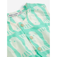 Bobo Choses Green Lucky Fish All Over Dress