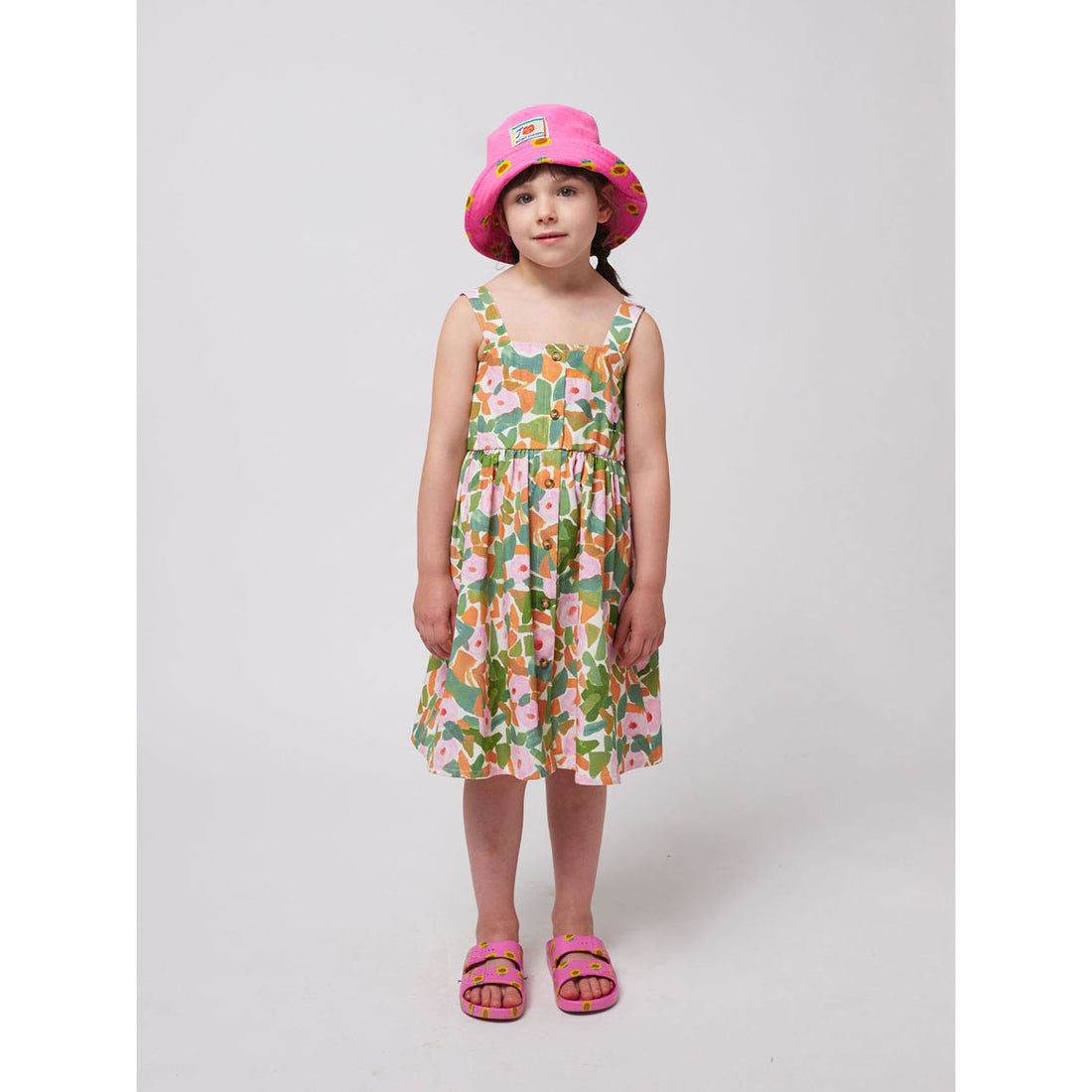 Bobo Choses Multicolor Floral Strap Dress