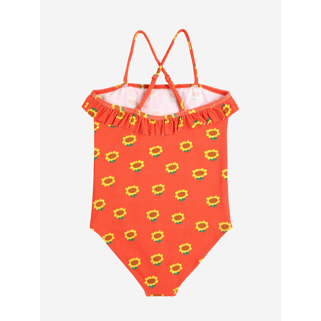 Bobo Choses Red Sunflower All Over Swimsuit