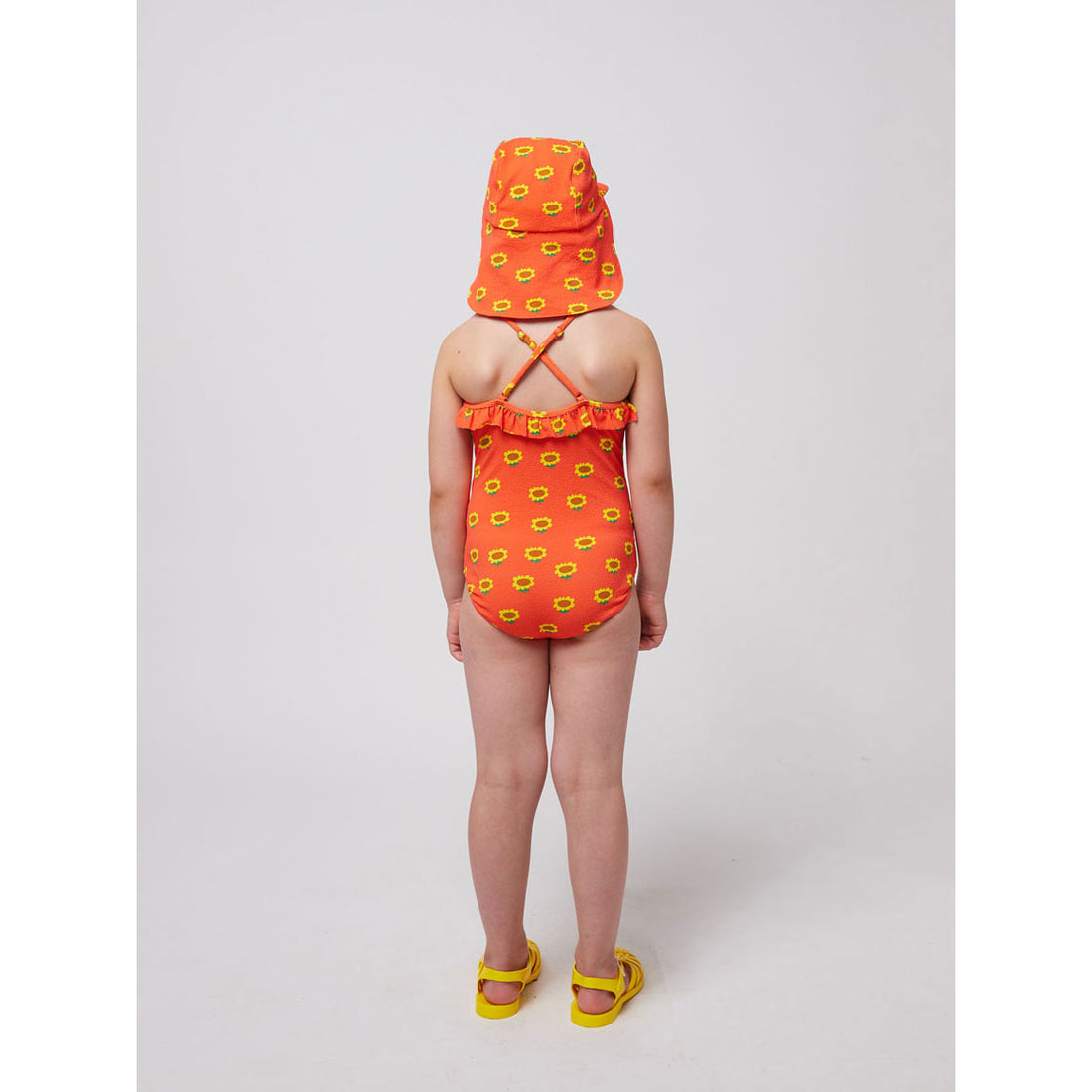 Bobo Choses Red Sunflower All Over Swimsuit