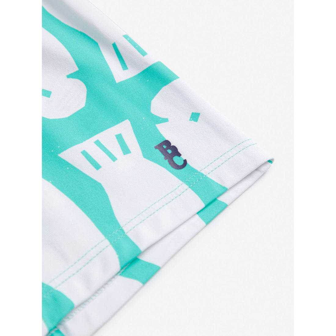 Bobo Choses Green Lucky Fish All Over Swim Shorts