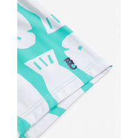 Bobo Choses Green Lucky Fish All Over Swim Shorts