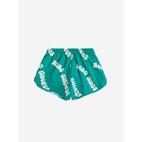 Bobo Choses Green Wavy Bobo Choses All Over Swim Trunks