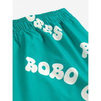 Bobo Choses Green Wavy Bobo Choses All Over Swim Trunks