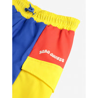 Bobo Choses Multicolor Color Block Swim Board Shorts