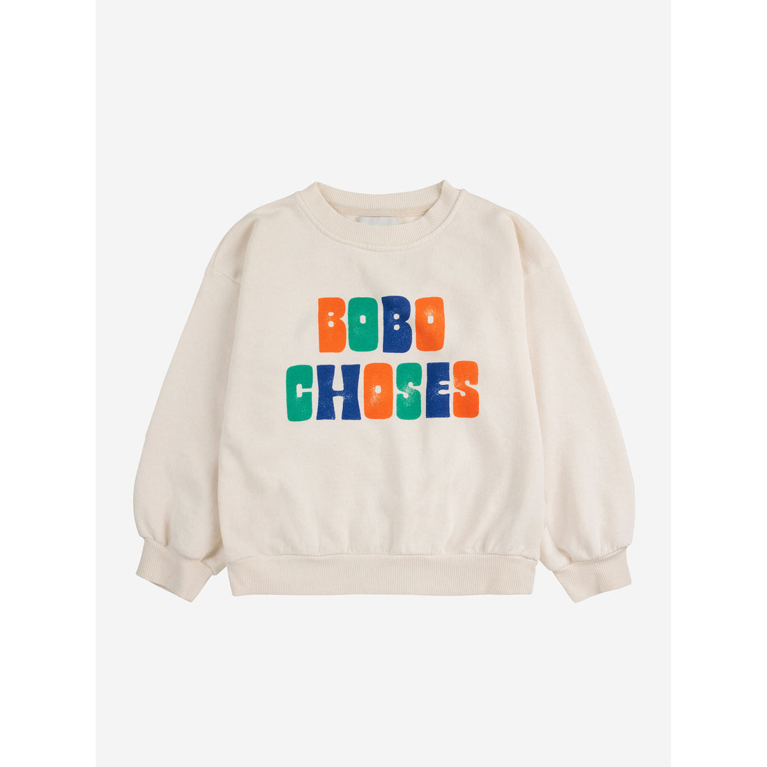 Bobo Choses Off White Multicolor Logo Sweatshirt