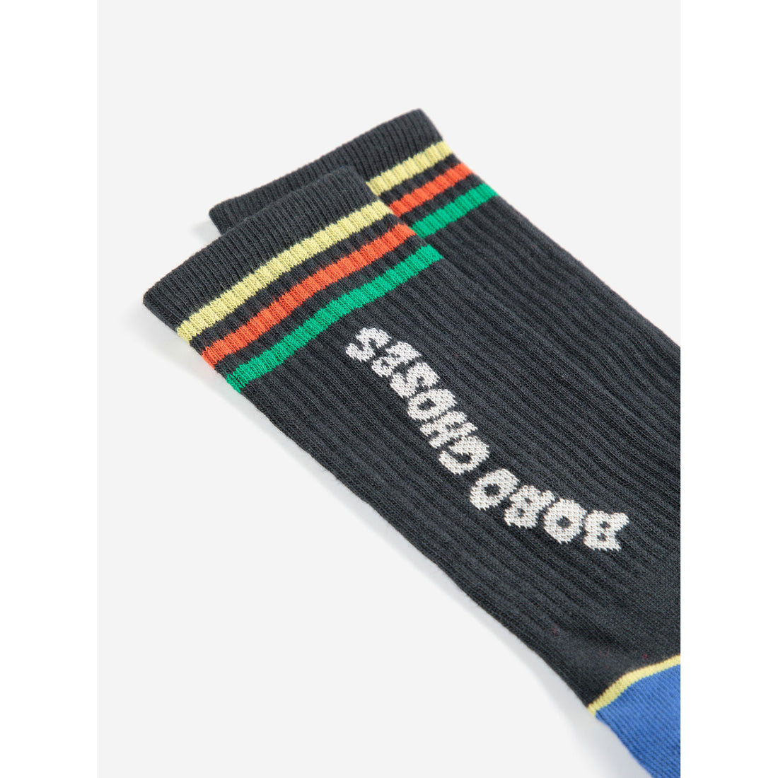 Bobo Choses Dark Grey Bobo Choses Color Block Long Socks