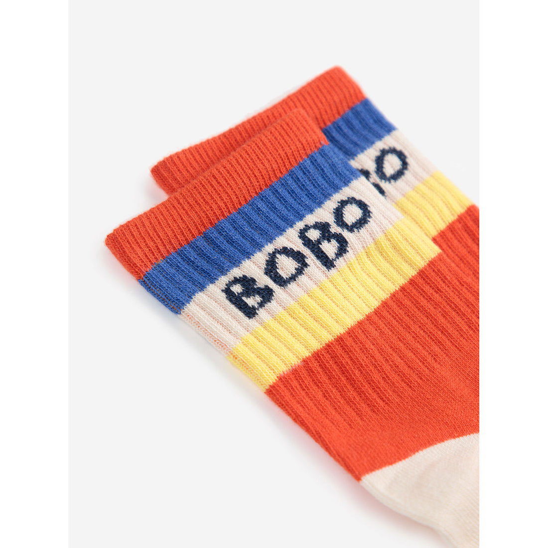 Bobo Choses Red Bobo Choses Color Block Short Socks