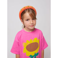 Bobo Choses Red Sunflower Embroidered Terry Cloth Headband