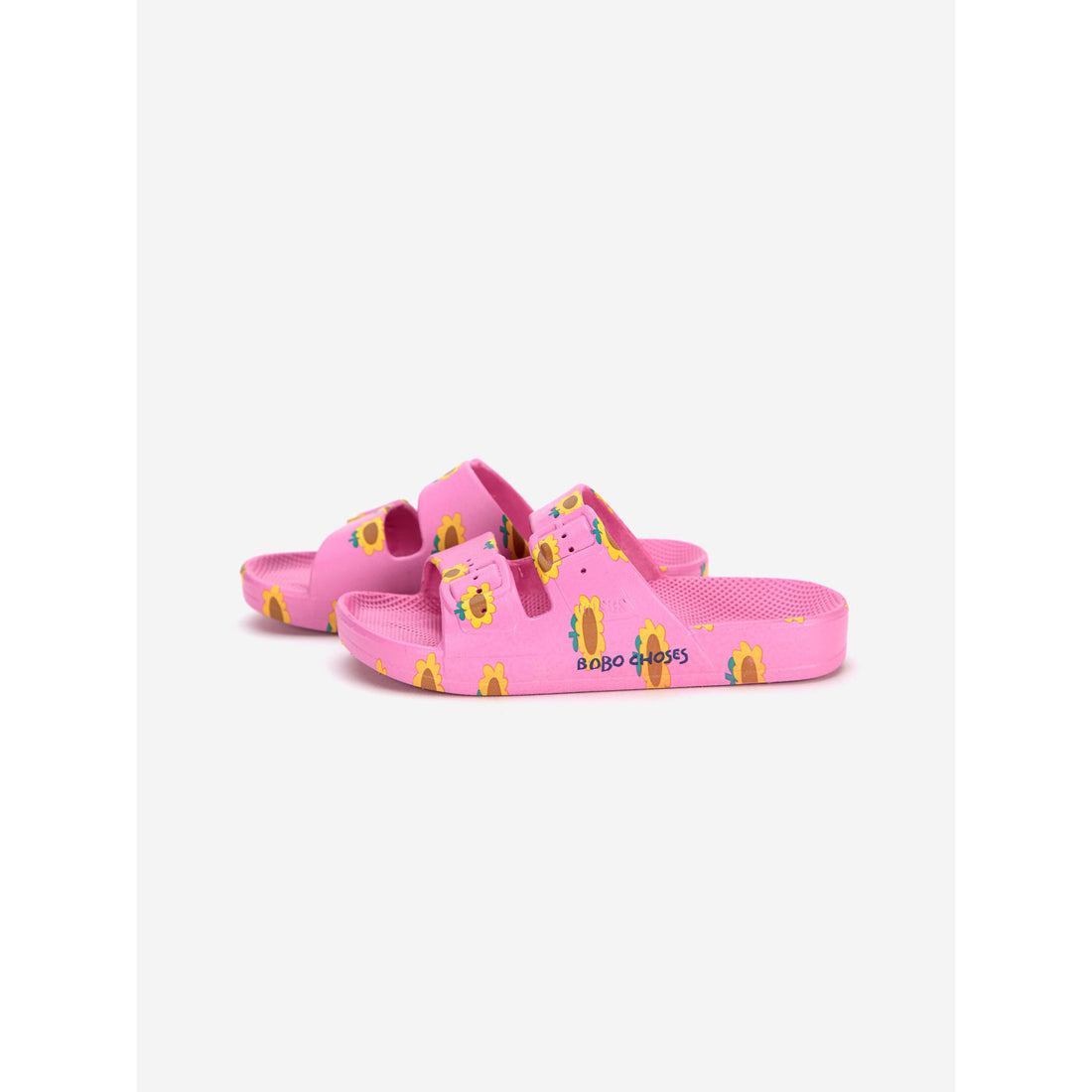 Bobo Choses Fuchsia Sunflower All Over Slides