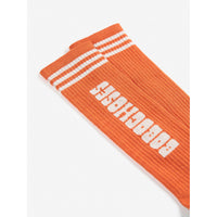 Bobo Choses Orange Bobo Choses Color Block Extra Long Socks