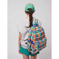 Bobo Choses Multicolor Logo All Over Backpack