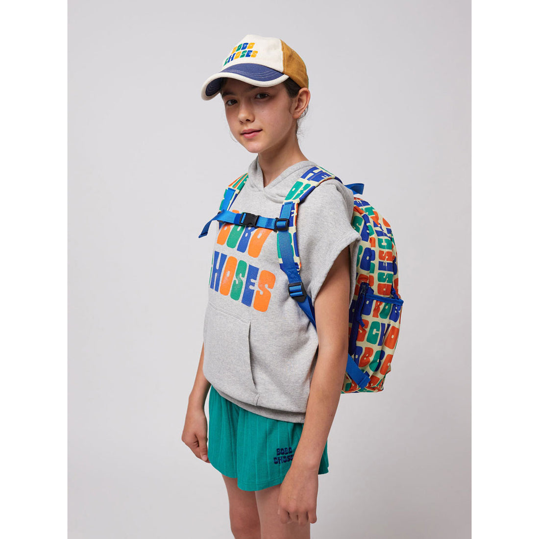 Bobo Choses Multicolor Logo All Over Backpack