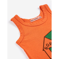 Bobo Choses Orange Pickles Is At Home Tank Baby Top