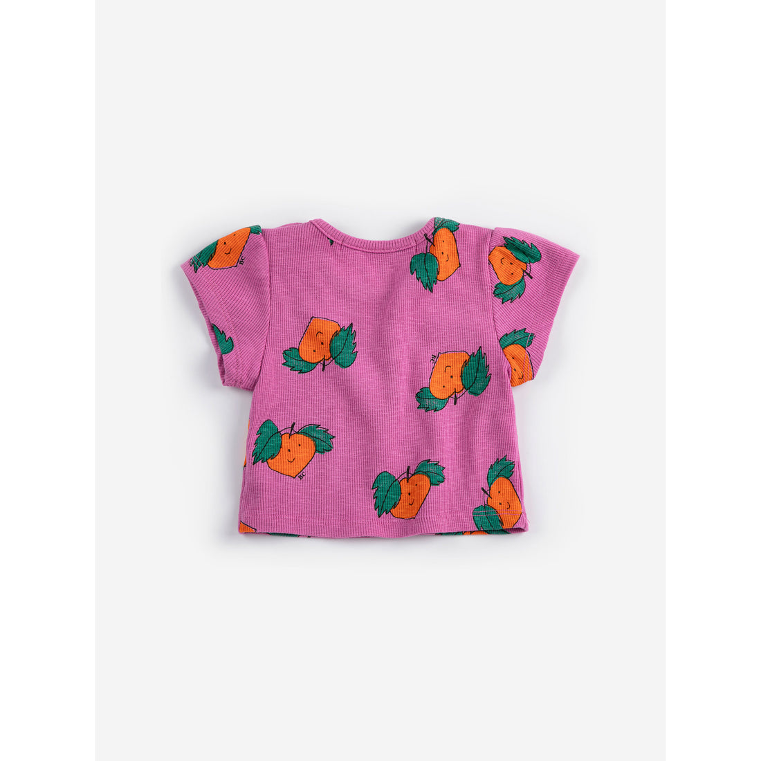 Bobo Choses Fuchsia Tangerine All Over Baby T-Shirt