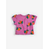 Bobo Choses Fuchsia Tangerine All Over Baby T-Shirt