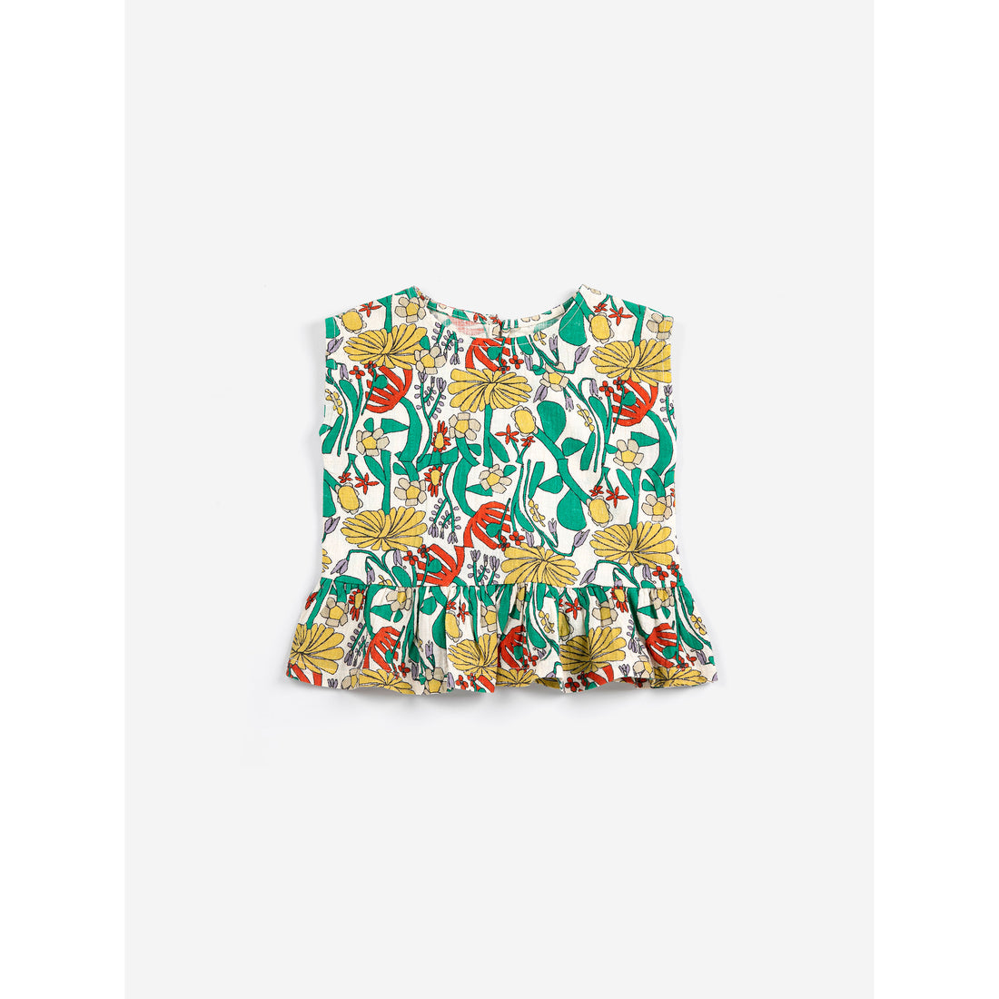 Bobo Choses Multicolor Herbalist All Over Woven Baby Blouse