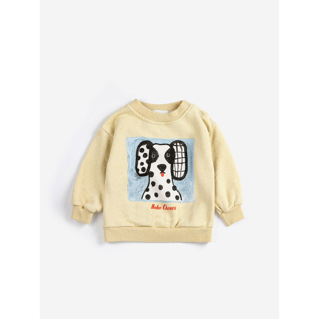 Bobo Choses Yellow Van Dog Baby Sweatshirt