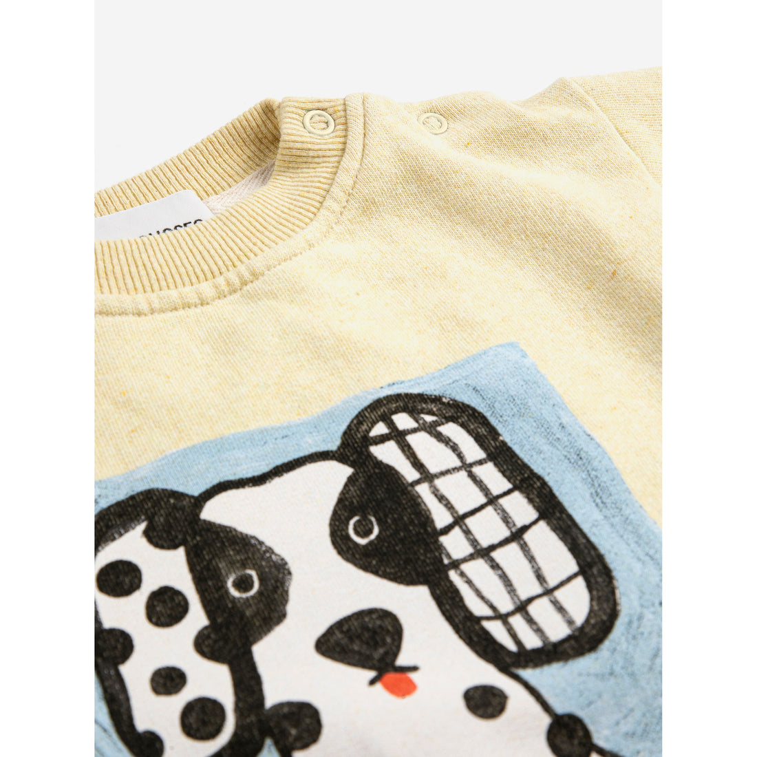 Bobo Choses Yellow Van Dog Baby Sweatshirt