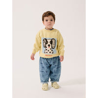 Bobo Choses Yellow Van Dog Baby Sweatshirt