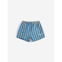 Bobo Choses Navy Blue New Hairline Woven Baby Shorts