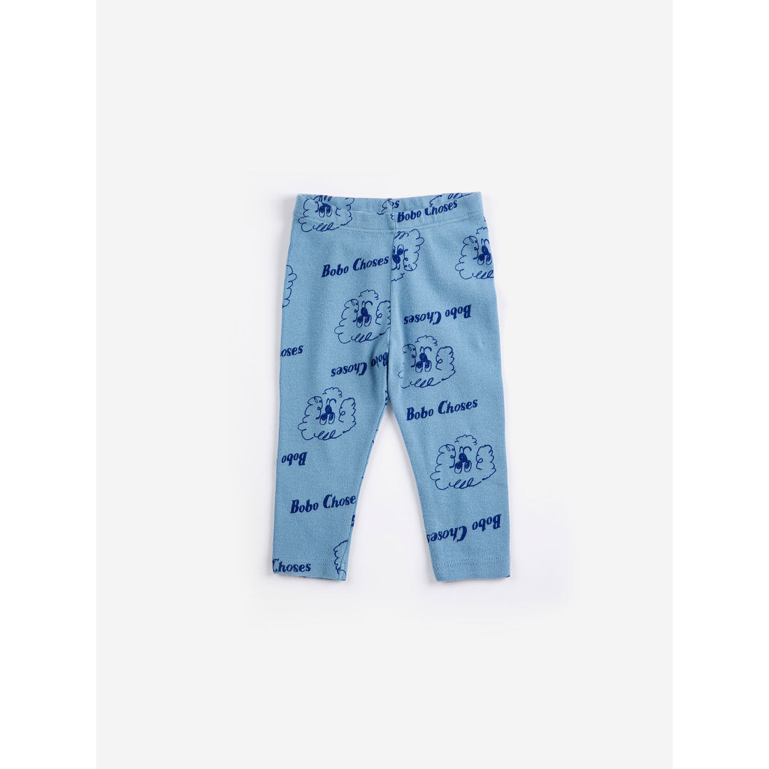 Bobo Choses Prussian Blue Dog All Over Baby Leggings