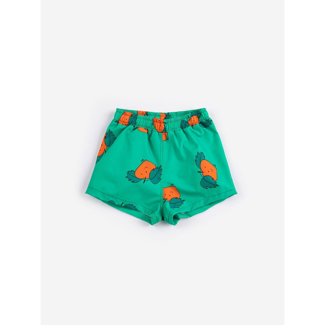 Bobo Choses Green Tangerine All Over Baby Swim Trunks