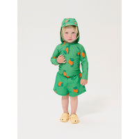 Bobo Choses Green Tangerine All Over Baby Swim Trunks