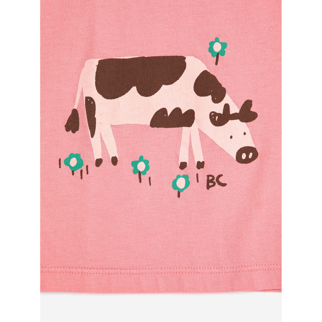 Bobo Choses Pink Farm Adventure T-Shirt