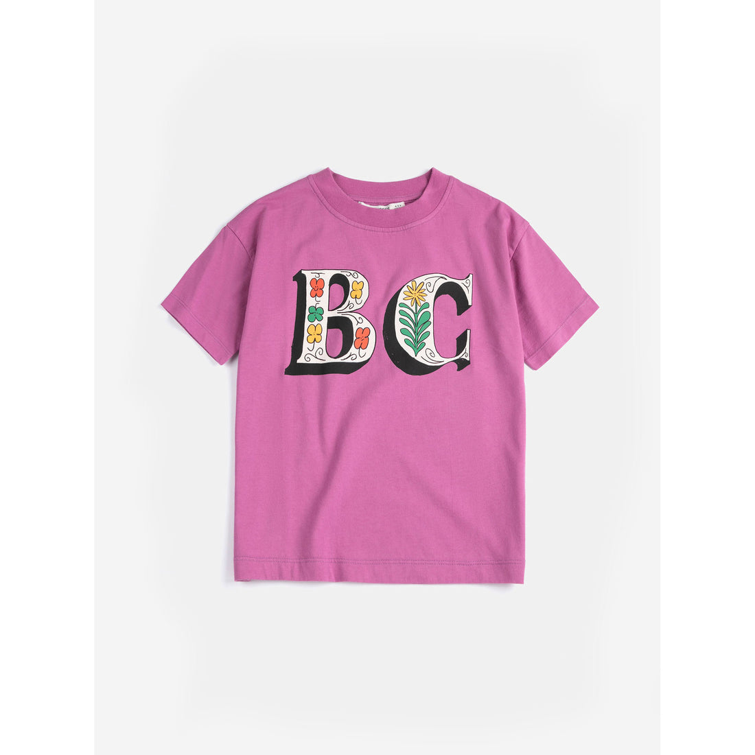 Bobo Choses Purple Spring Letters T-Shirt