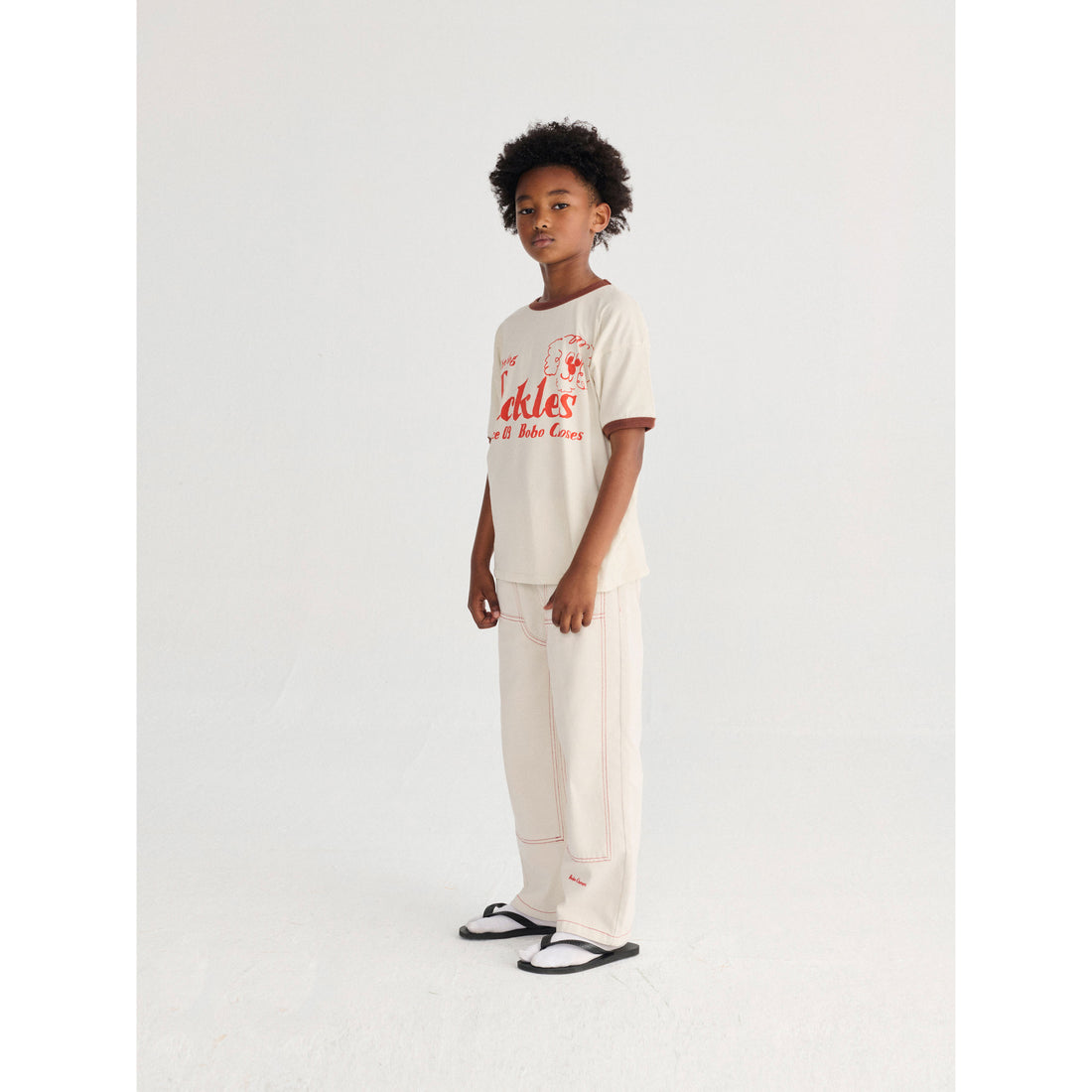 Bobo Choses Off White Dog T-Shirt
