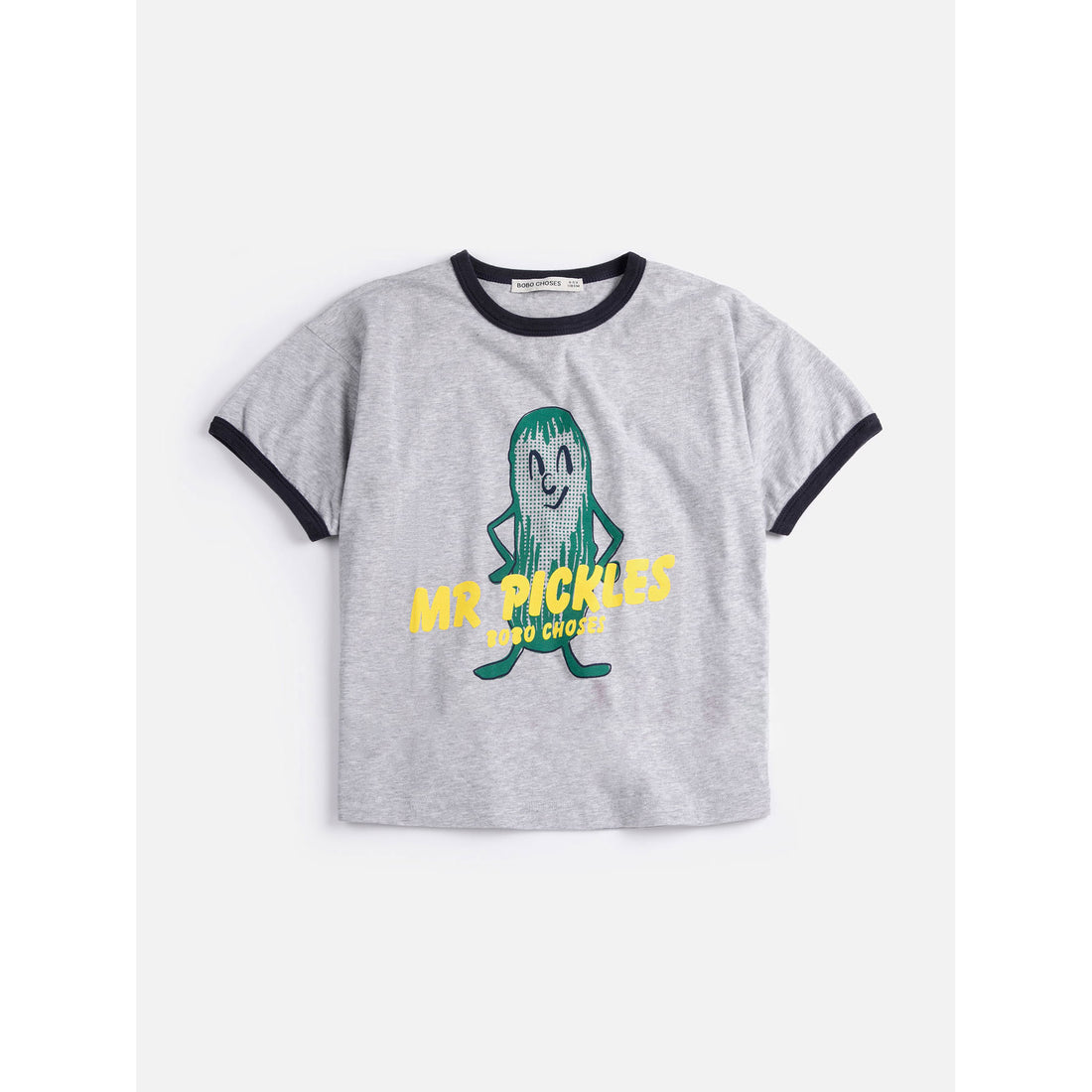 Bobo Choses Heather Grey Mr. Pickles T-Shirt