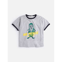 Bobo Choses Heather Grey Mr. Pickles T-Shirt