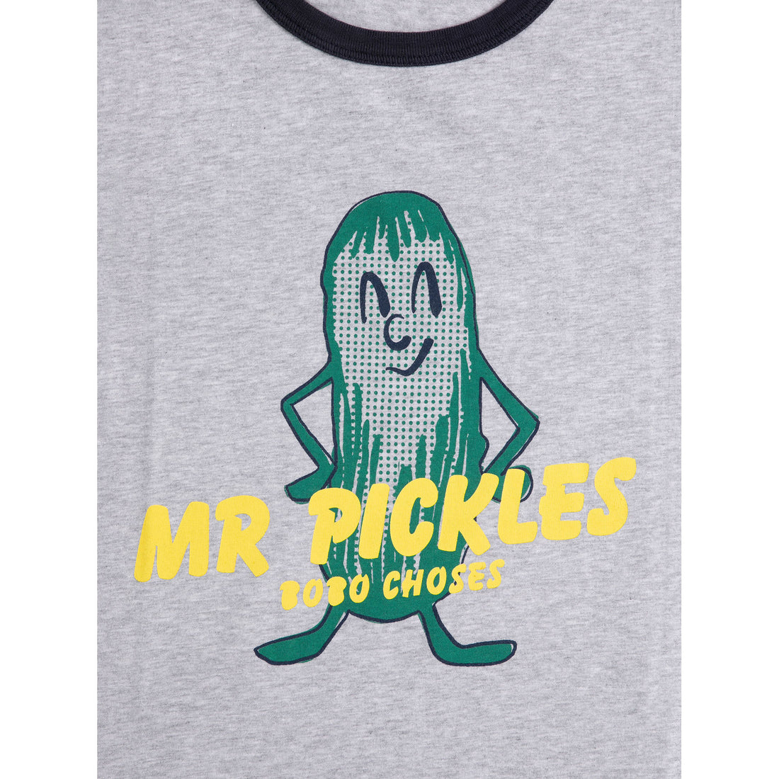Bobo Choses Heather Grey Mr. Pickles T-Shirt