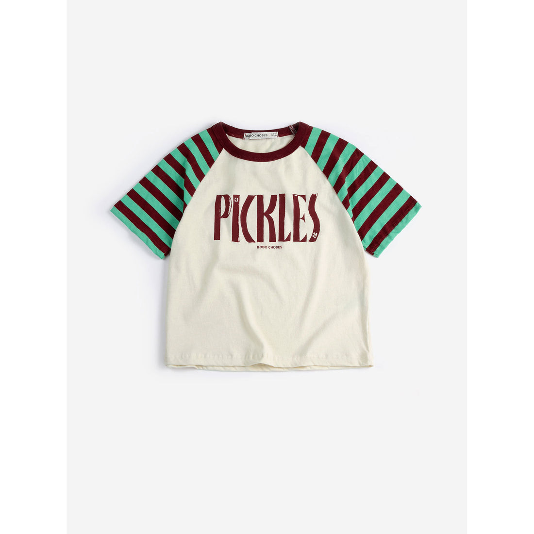 Bobo Choses Off White Pickles Raglan T-Shirt