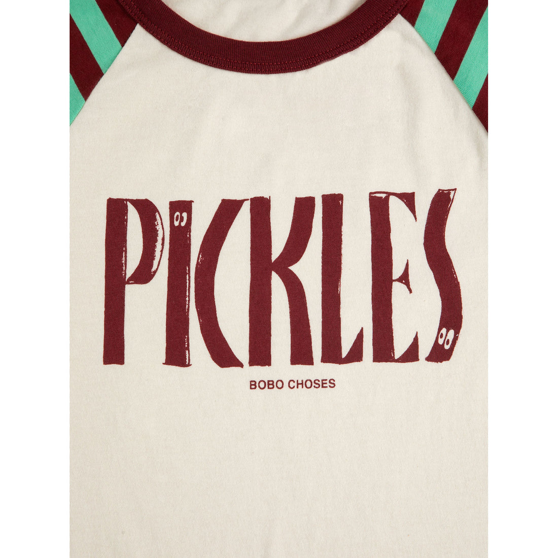 Bobo Choses Off White Pickles Raglan T-Shirt