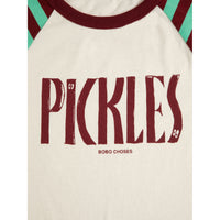 Bobo Choses Off White Pickles Raglan T-Shirt