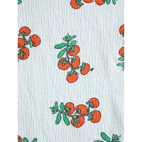 Bobo Choses Light Blue Tomatoes All Over Cropped T-Shirt