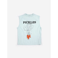 Bobo Choses Light Blue Vegetables Sleeveless T-Shirt