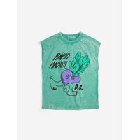 Bobo Choses Green Rapid Radish Sleeveless T-Shirt